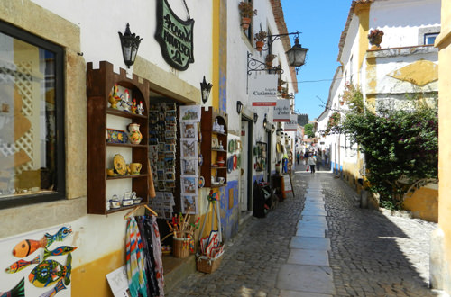 Portugal Realty Obidos Shops Village Streets
