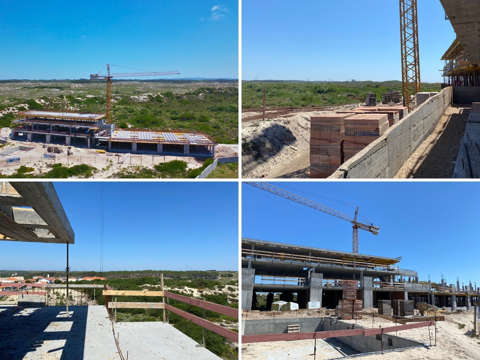 Construction of Vale Furado Beach Nature Retreat Apartments during Peter and Paulas purchase through Portugal Realty