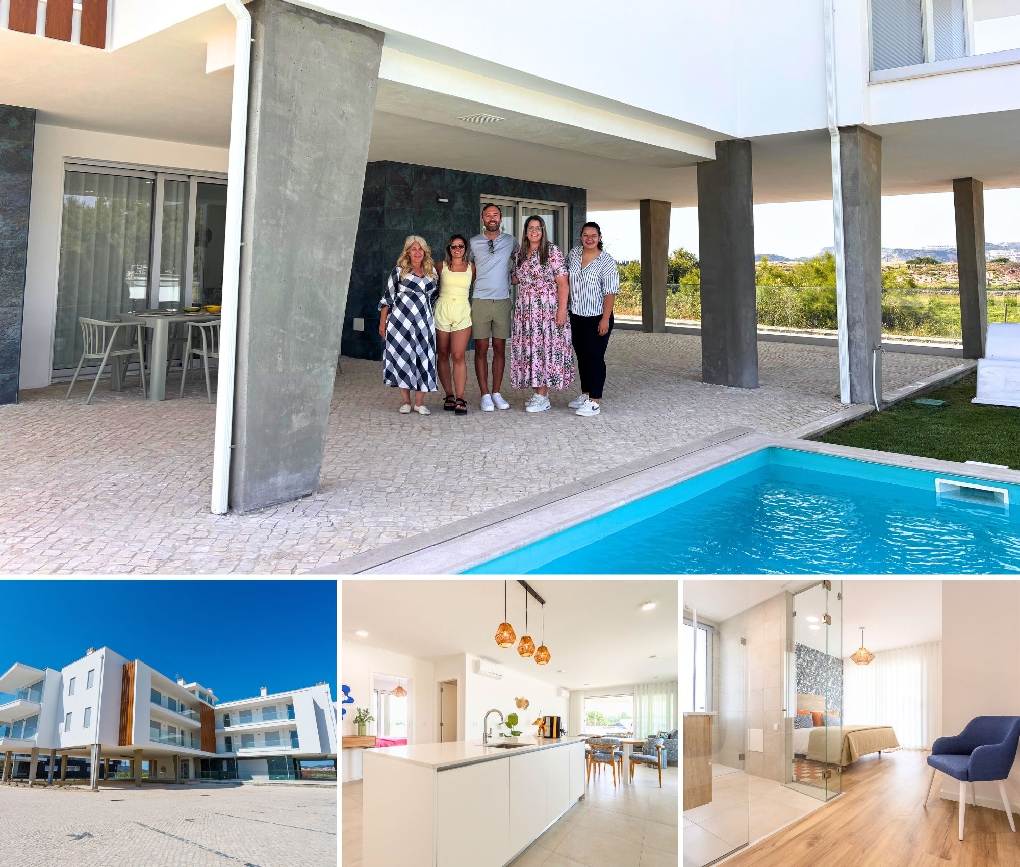 Recent property handover at São Gabriel on Portugals Silver Coast highlighting modern homes quality construction and the dream of owning property in Portugal