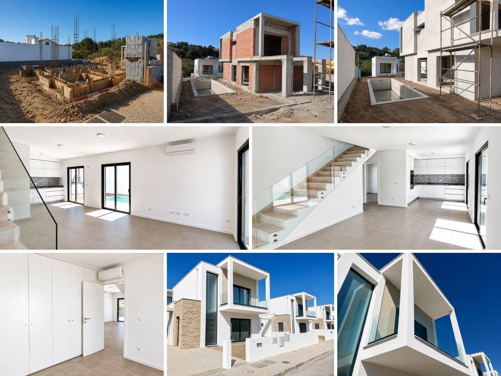 Villas Foz construction from start to finish new build villas on Portugals Silver Coast