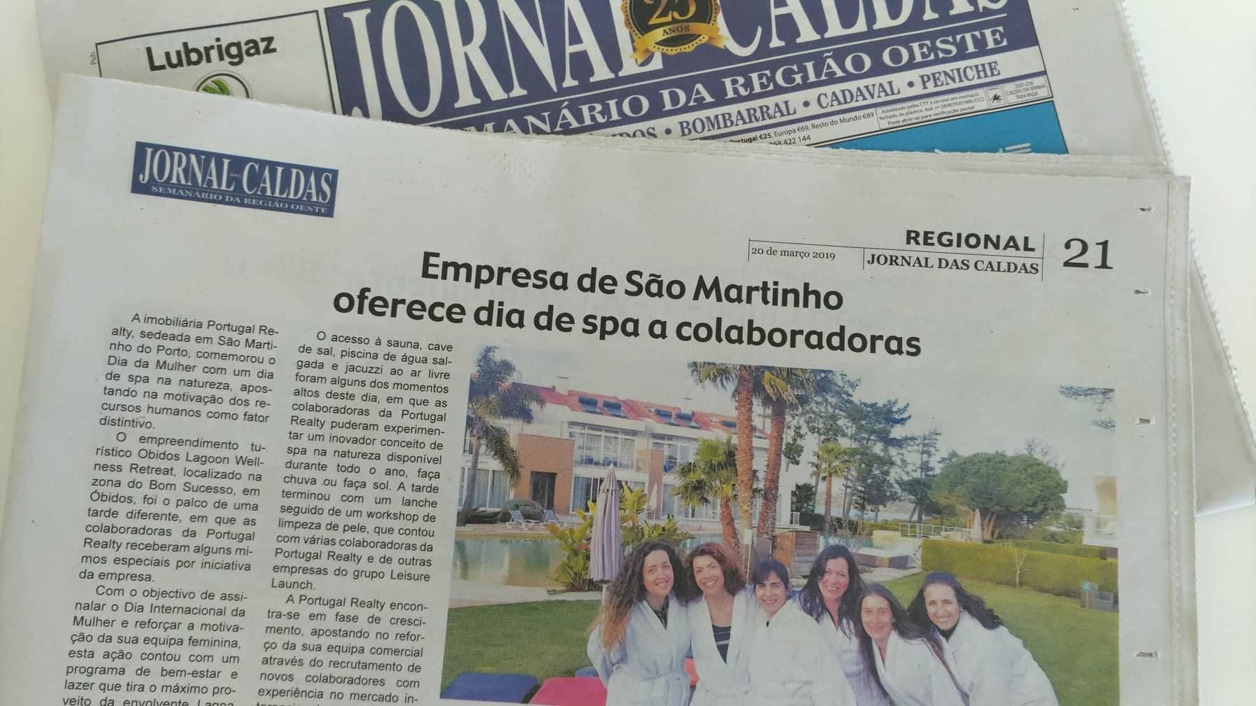 Team Building Initiative for Woman's Day 'Jornal Das Caldas' - March 2019